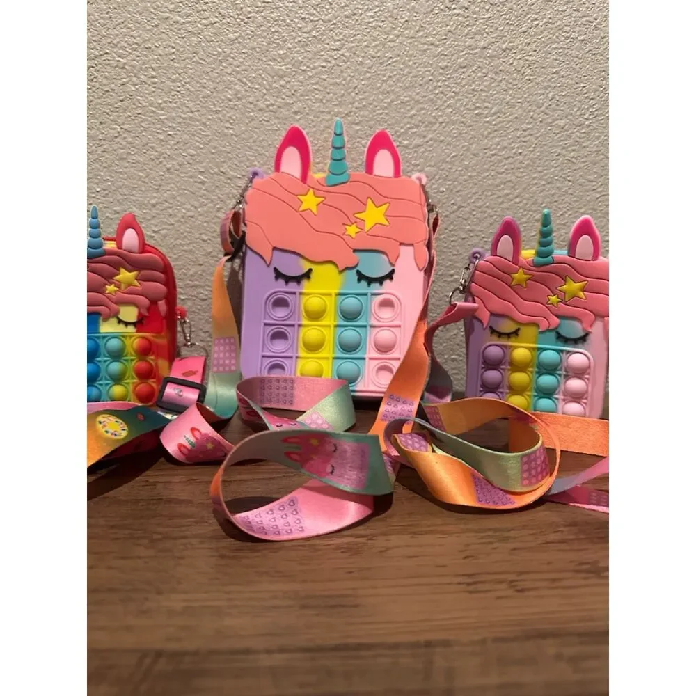 Bundle of Big-Pop Unicorn Purses (Different Sizes)
